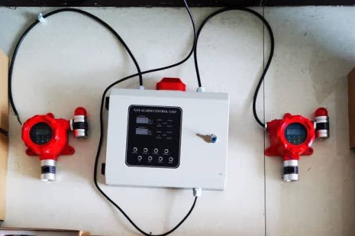 Gas Detector with Control Panel