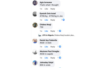 9.2% Decrease in Cooking Gas Price within a One Month Period for June.