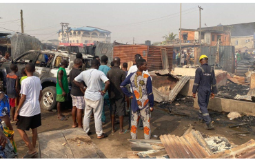 GAS EXPLOSION ROCKS EGBEDA-IKOTUN MARKET