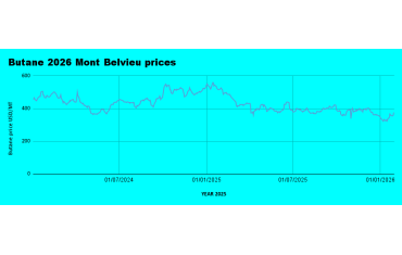Weekly Mont Belvieu Propane-Butane price review March 29th 2024