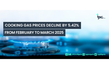 Cooking Gas Prices Decline by 5.42% from February to March 2025