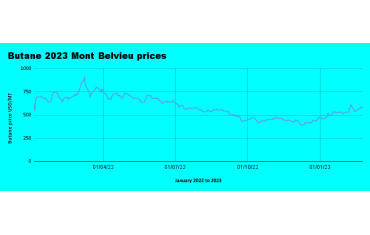 Weekly Mont Belvieu Propane-Butane price review February 24th 2023