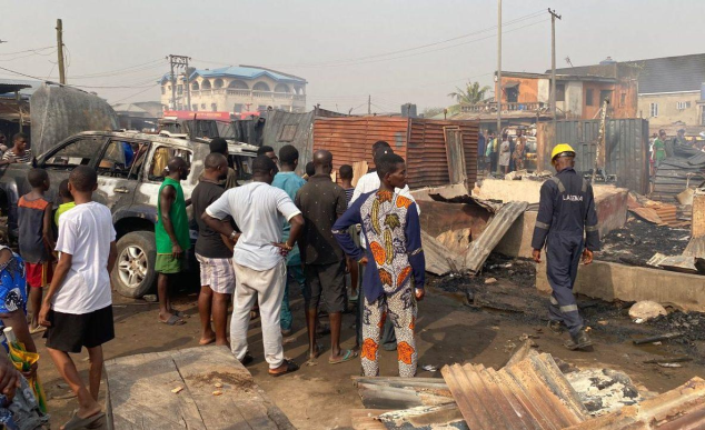 GAS EXPLOSION ROCKS EGBEDA-IKOTUN MARKET