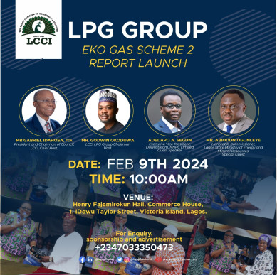 Eko Gas Scheme 2 Report Launch to Showcase LPG's Impact on Sustainable Development Goals.