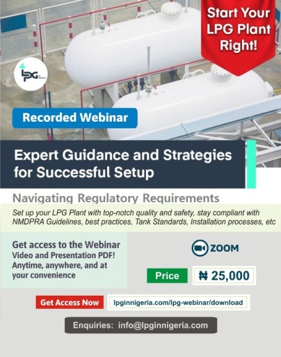 Expert Guide to a successful LPG Plant Setup - LPG Webinar - LPG In Nigeria